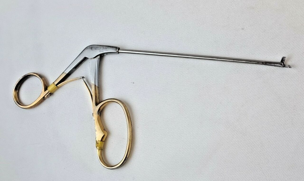 EUROMED 45deg Angled Cervical Biopsy Punch Forceps