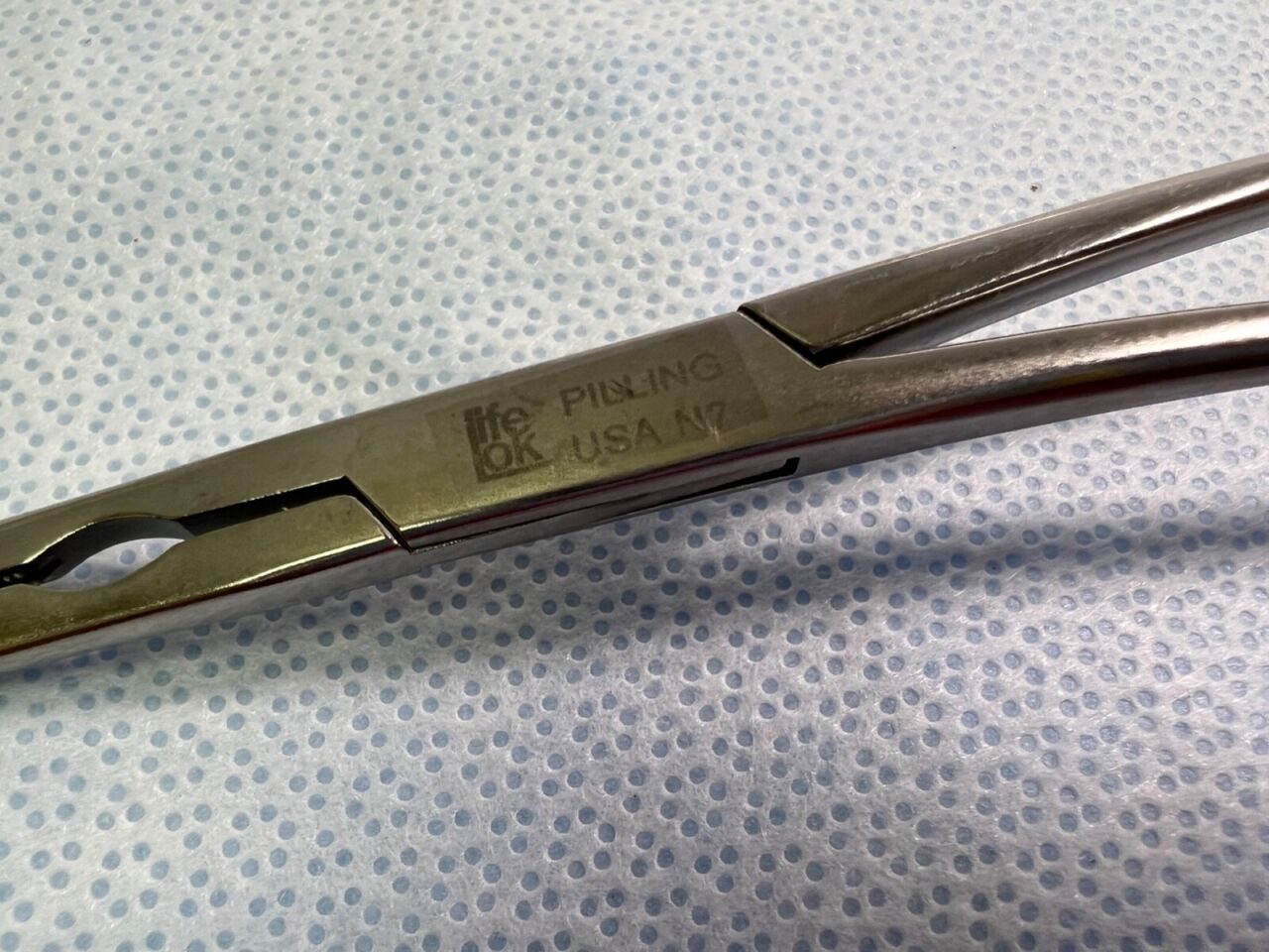 PILLING 35-4080 LifeLok DeBakey Clamp Forceps — photo 2
