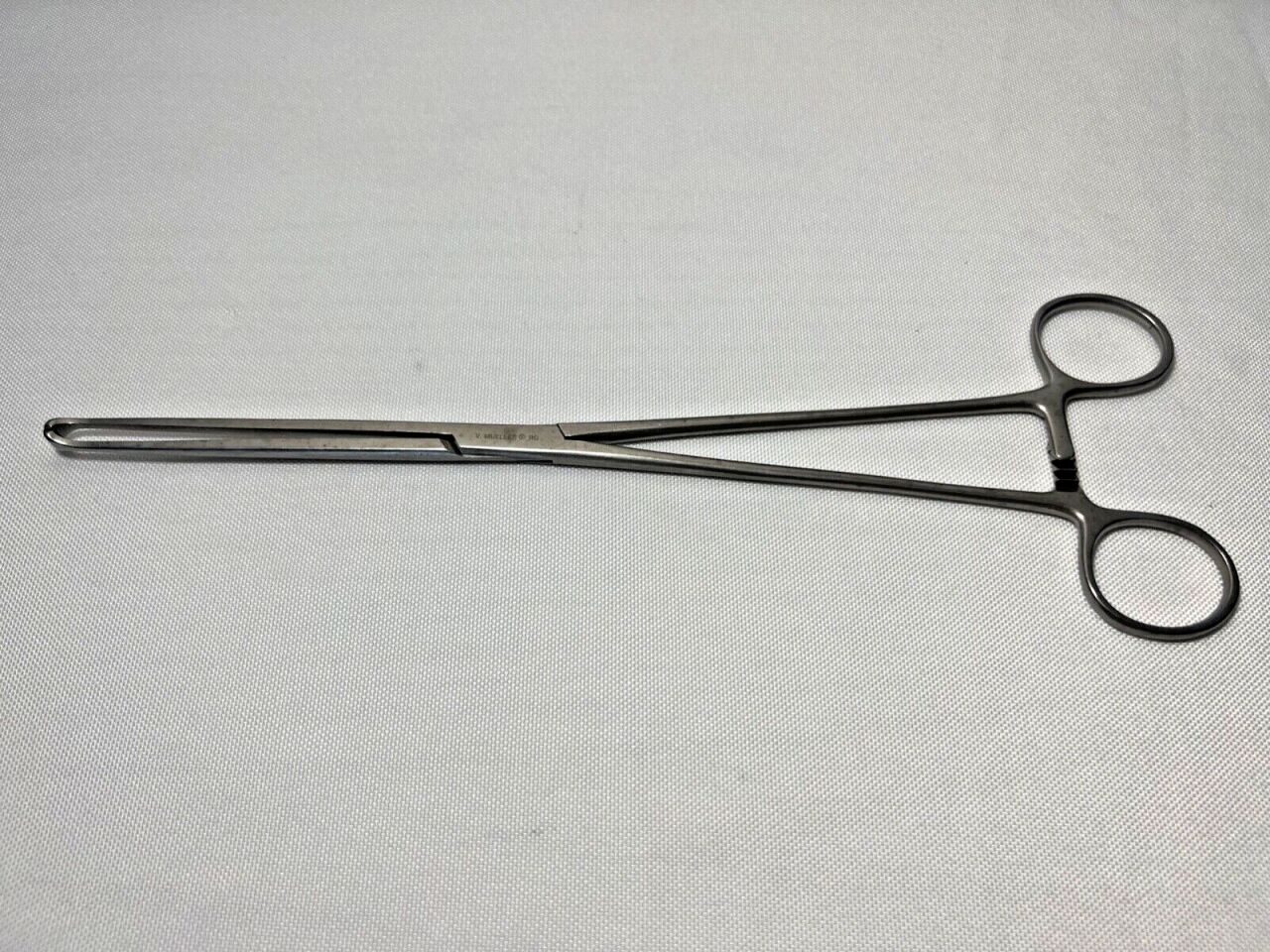V. MUELLER CH1560 Long Allis Tissue Forceps 5x6 Teeth 10" Length