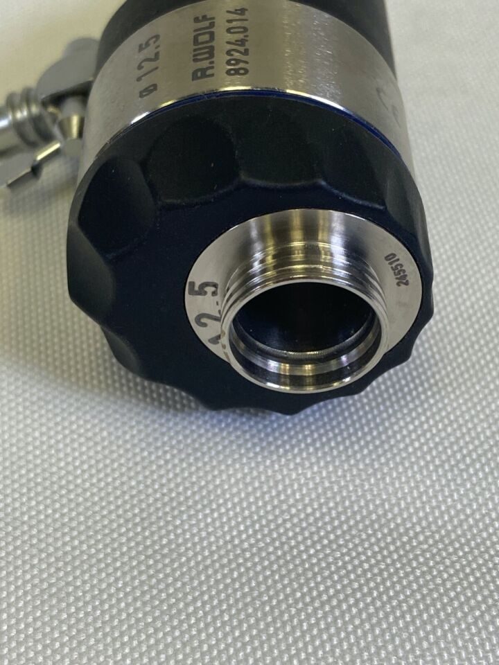 R. WOLF 8924.014 RIWO-ART 12.5mm x 100mm Metal Ball Valve Laparoscopic Cannula — photo 5