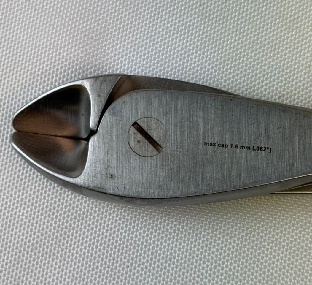 MILLENNIUM SURGICAL 83.7226 Side Cut Wire Cutter Max Cap 1.6mm T/C Jaws 7" — photo 4