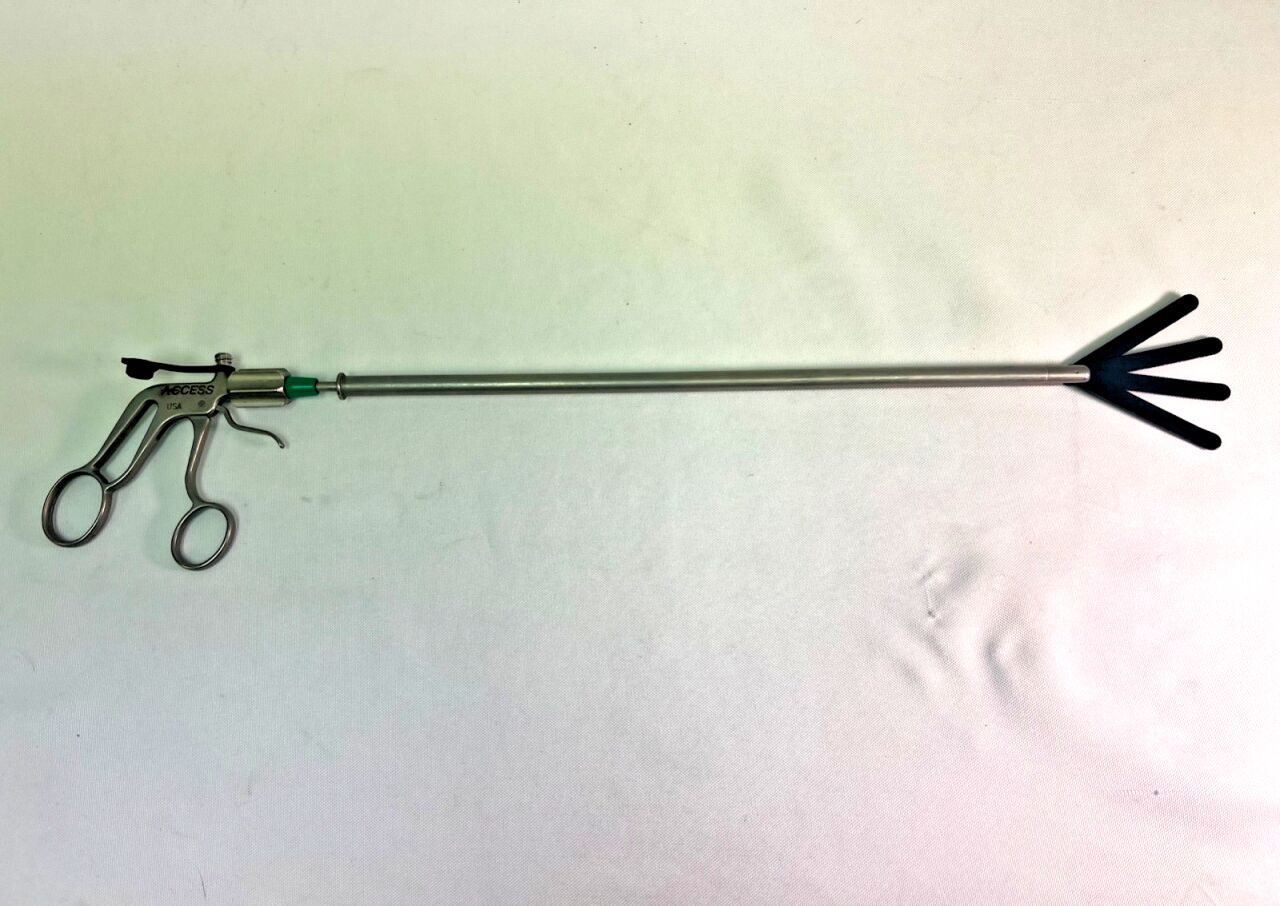 ACCESS SURGICAL 38-1800 10mmX38cm Laparoscopic Liver Retractor w/ Black Fan