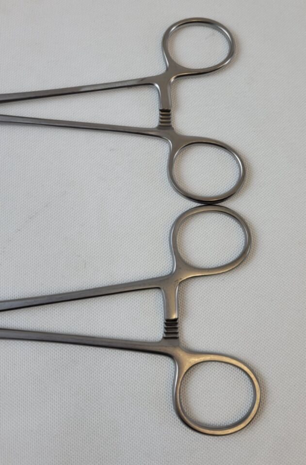 JARIT 325-141 Set of 2 Glassman Intestinal Clamp, Cardio-Grip, 25deg Angle, 9-1/4" — photo 3