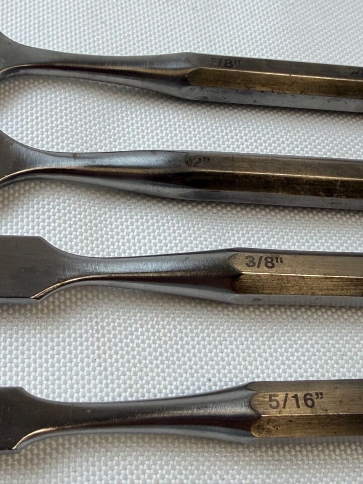 MILLENNIUM SURGICAL 1/8" - 5/8" Set of 7 Hoke Osteotomes — photo 3