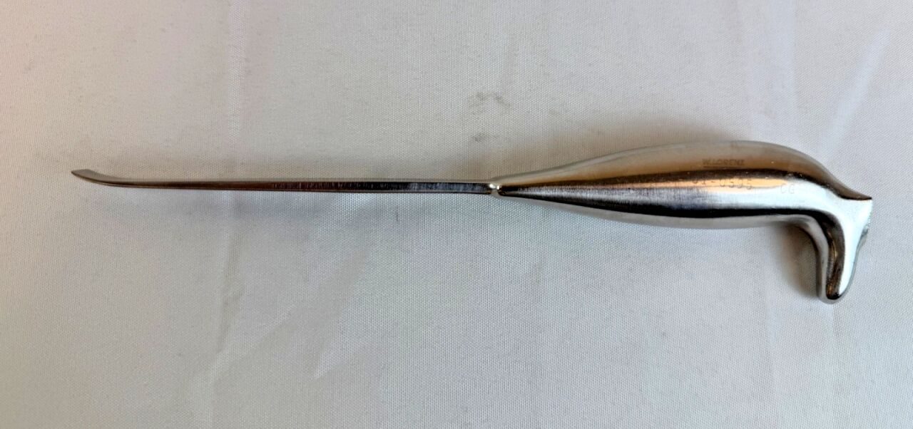 W. LORENZ 01-0595 Burton Pterygosagittal Osteotome 23cm x 1cm Maxillofacial