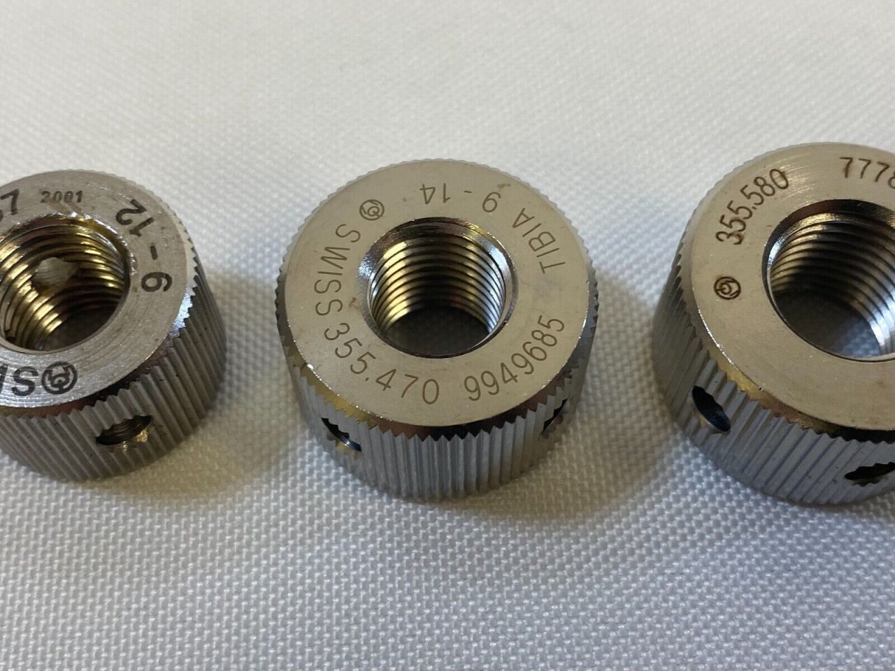 SYNTHES  Set of 3 Threaded Femur Nut for Size 9-16 Femur & Tibia Conical Bolts — photo 3