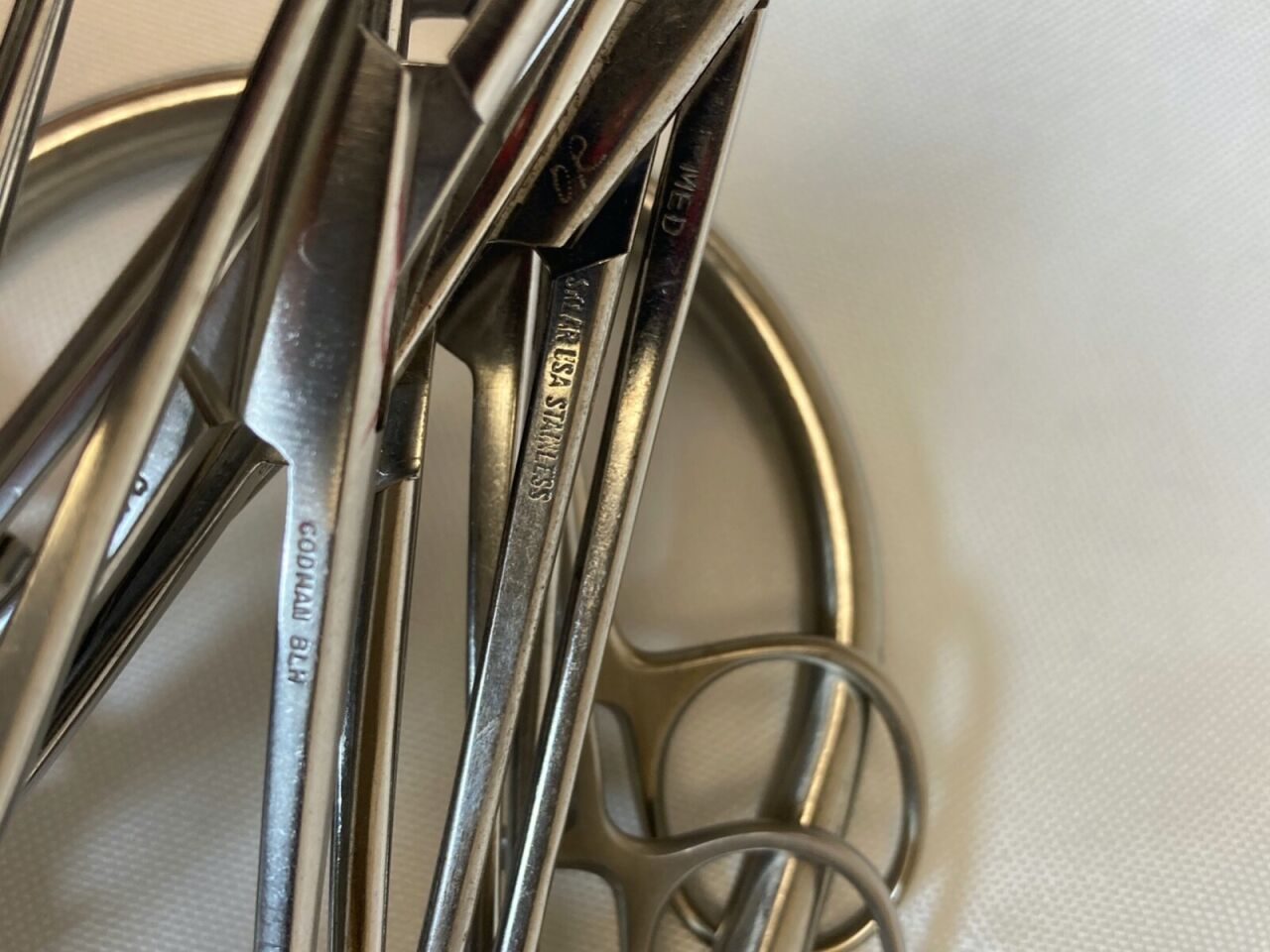 CODMAN Set of 14 Babcock Tissue Forceps w/ Stringer 6"-10" German Stainless — photo 6