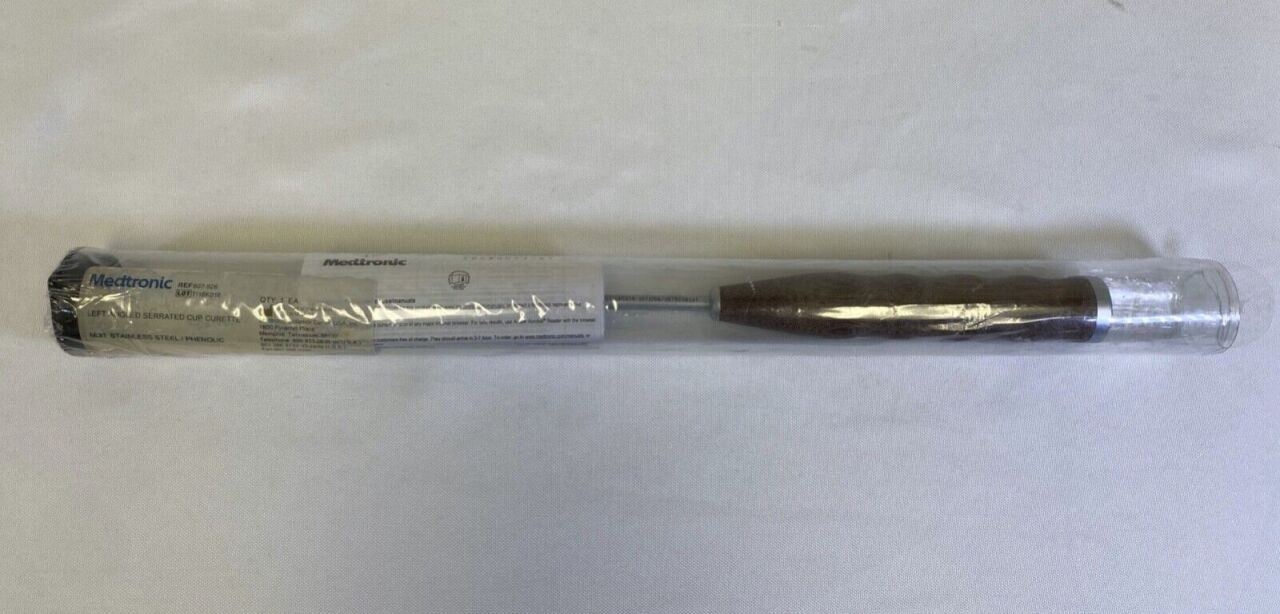 MEDTRONIC 807-926 Left Angled Serrated Cup Curette