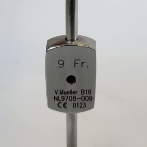 V. MUELLER NL9708-007 & NL9708-009 McCulloch 5" 7/9 Fr Set of 2 McCulloch Suction Tubes — photo 3