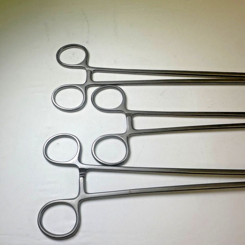 JARIT 114-124 Foerster Sponge Holding Forceps, Straight Set of 3 — photo 4
