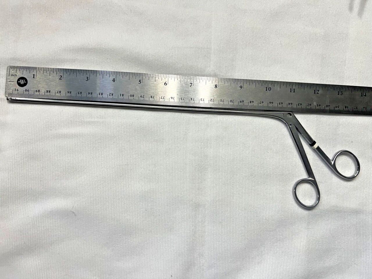 PILLING 50-5100 Jackson Laryngeal Cup Forceps Straight 4mm X 28cm — photo 6