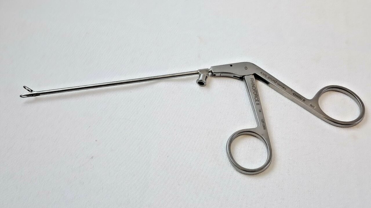 KARL STORZ 456000B Rhinoforce II Blakesley Nasal Forceps Size 0 Straight 13cm — photo 2
