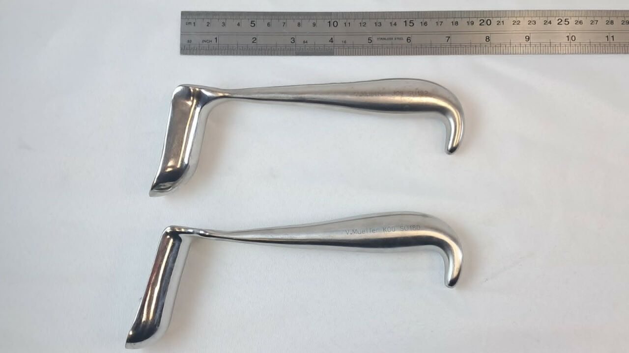 V. MUELLER SU180 SU181 Pair of Hill-Ferguson Rectal Retractors Proctology — photo 8