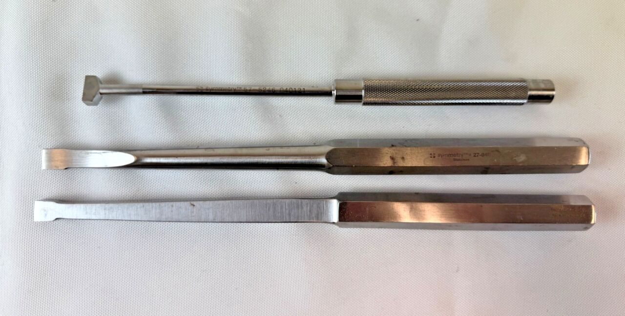 SYMMETRY Set of 3  & Amerisurg 10" & 8.5" Bone Impactors Orthopedics Neurology — photo 1