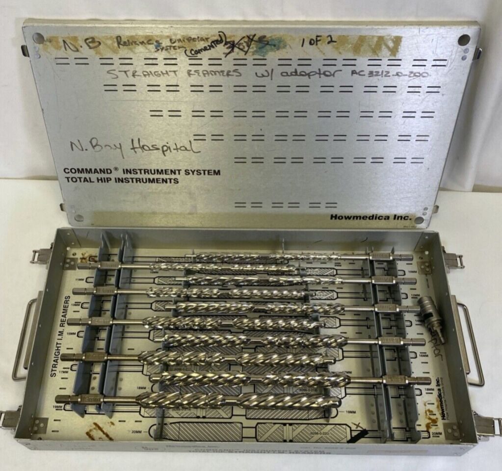 HOWMEDICA STRYKER 6266-9-905  Straight I.M. Reamers  Total Hip Instruments — photo 1