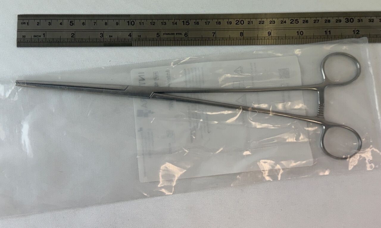 INTEGRA 105-229 Rochester-Ochsner Artery Forceps Straight 12" 1x2 — photo 4
