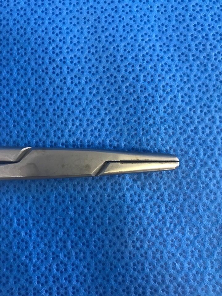 AESCULAP BM078R Hegar Duro-Grip Needleholder L:245mm — photo 5