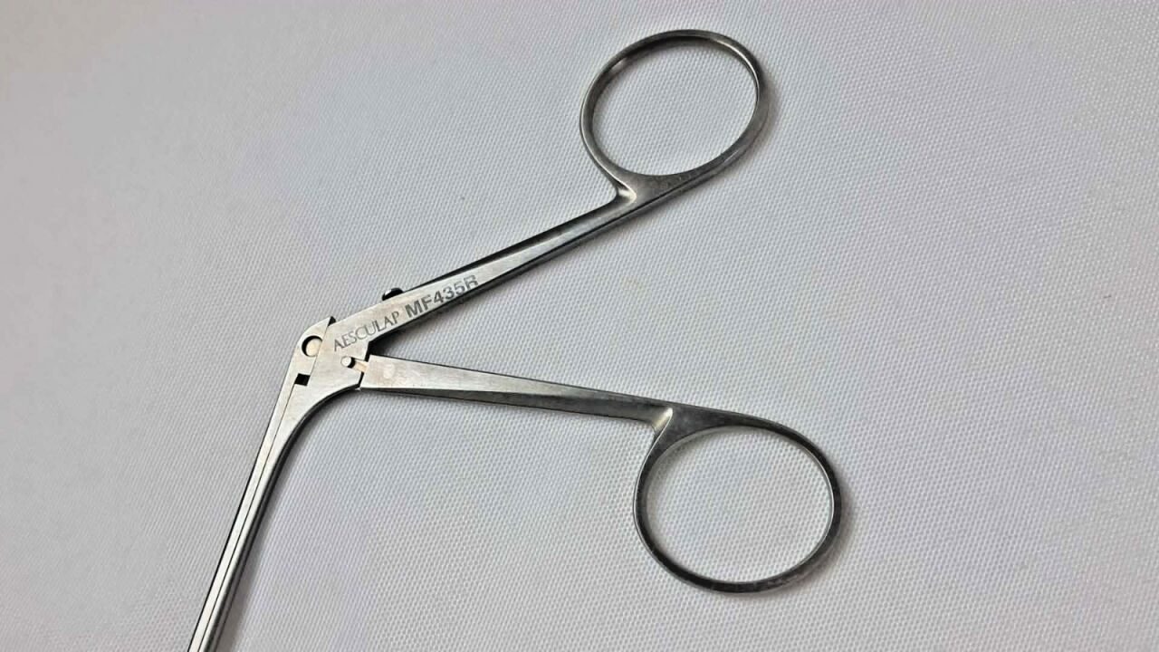 AESCULAP MF435R Rhoton Tumor Cup Forceps 2mm Straight — photo 3