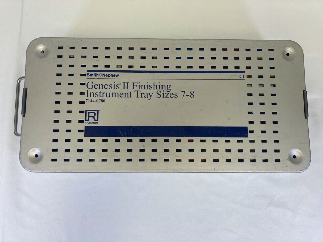 SMITH & NEPHEW 7144-0780 Genesis II Finishing Sizes 7-8 Instrument Tray — photo 9