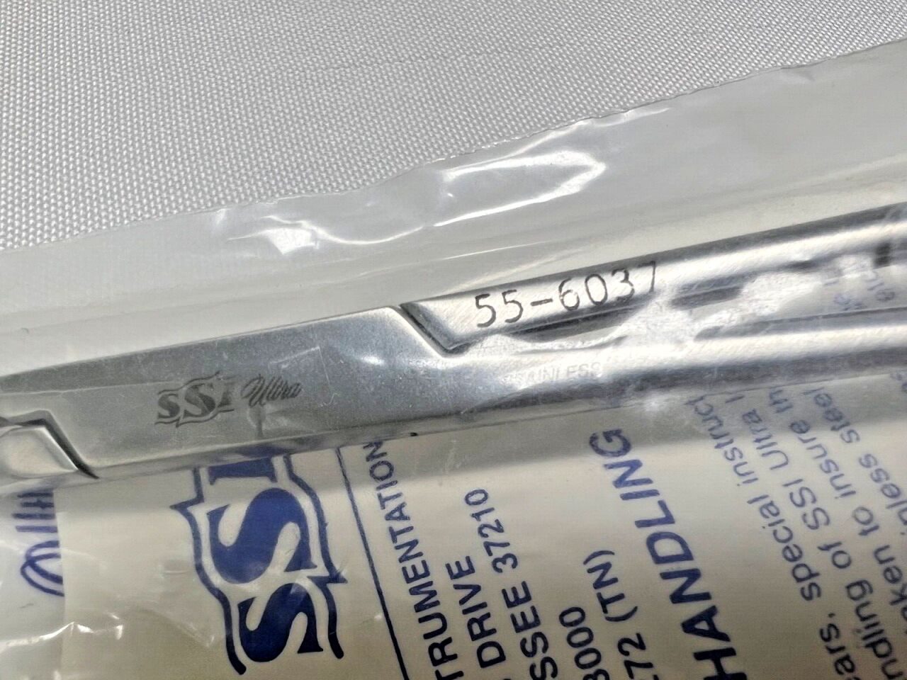SSI ULTRA 55-6037 DeBakey Aorta Multi-Purpose Clamp 90deg Jaws X 11" L — photo 2
