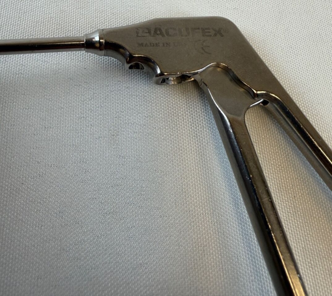ACUFEX 10912 2.2mm Left 90deg Rotary Arthroscopic Basket Punch Arthroscopy — photo 2