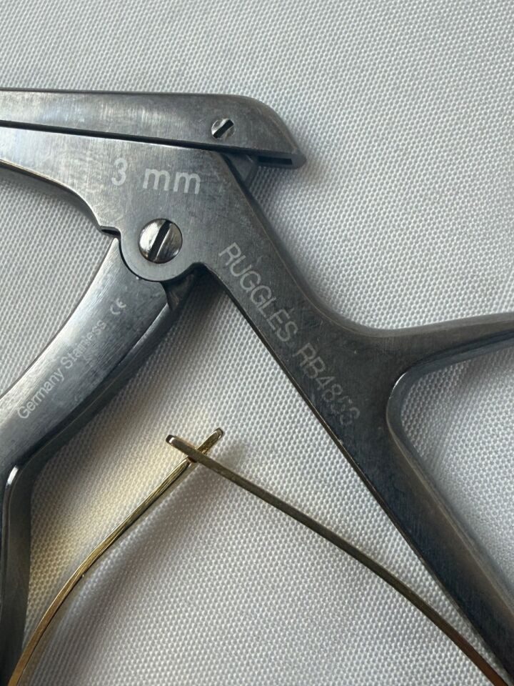RUGGLES RB4853 Stealth Micro Kerrison Rongeur 3mm x 40deg Up x 8" Neuro Spine — photo 2