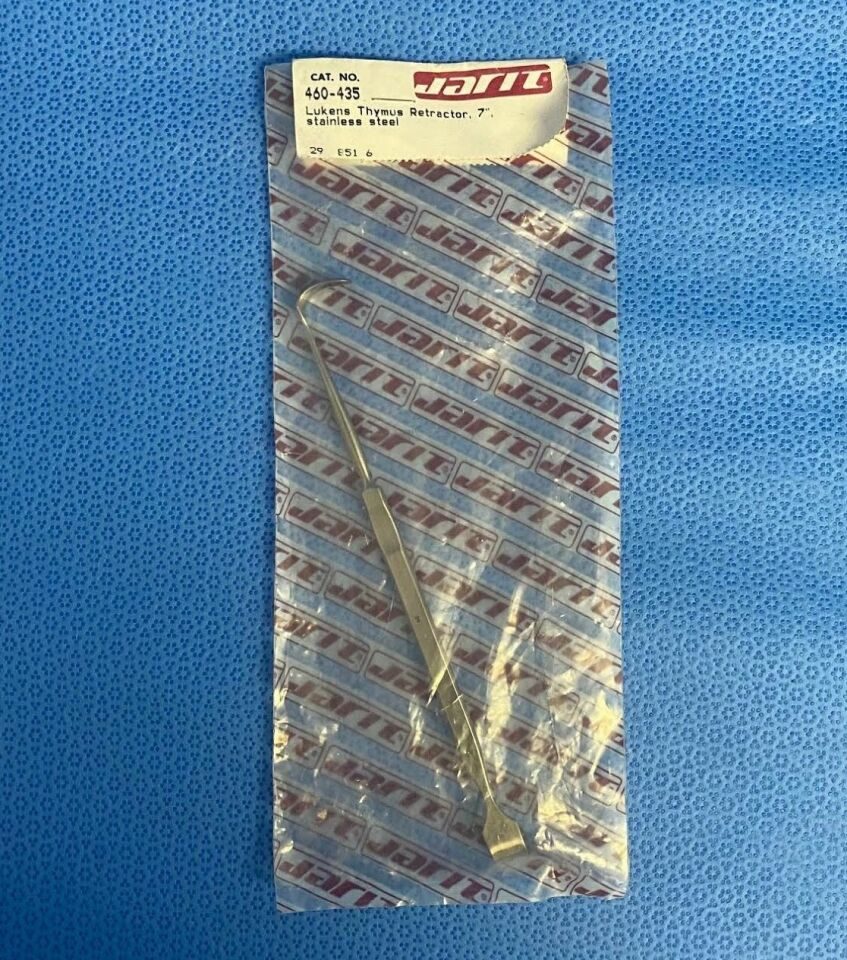 JARIT 460-435 Lukens Thymus Retractor 7" Double Ended