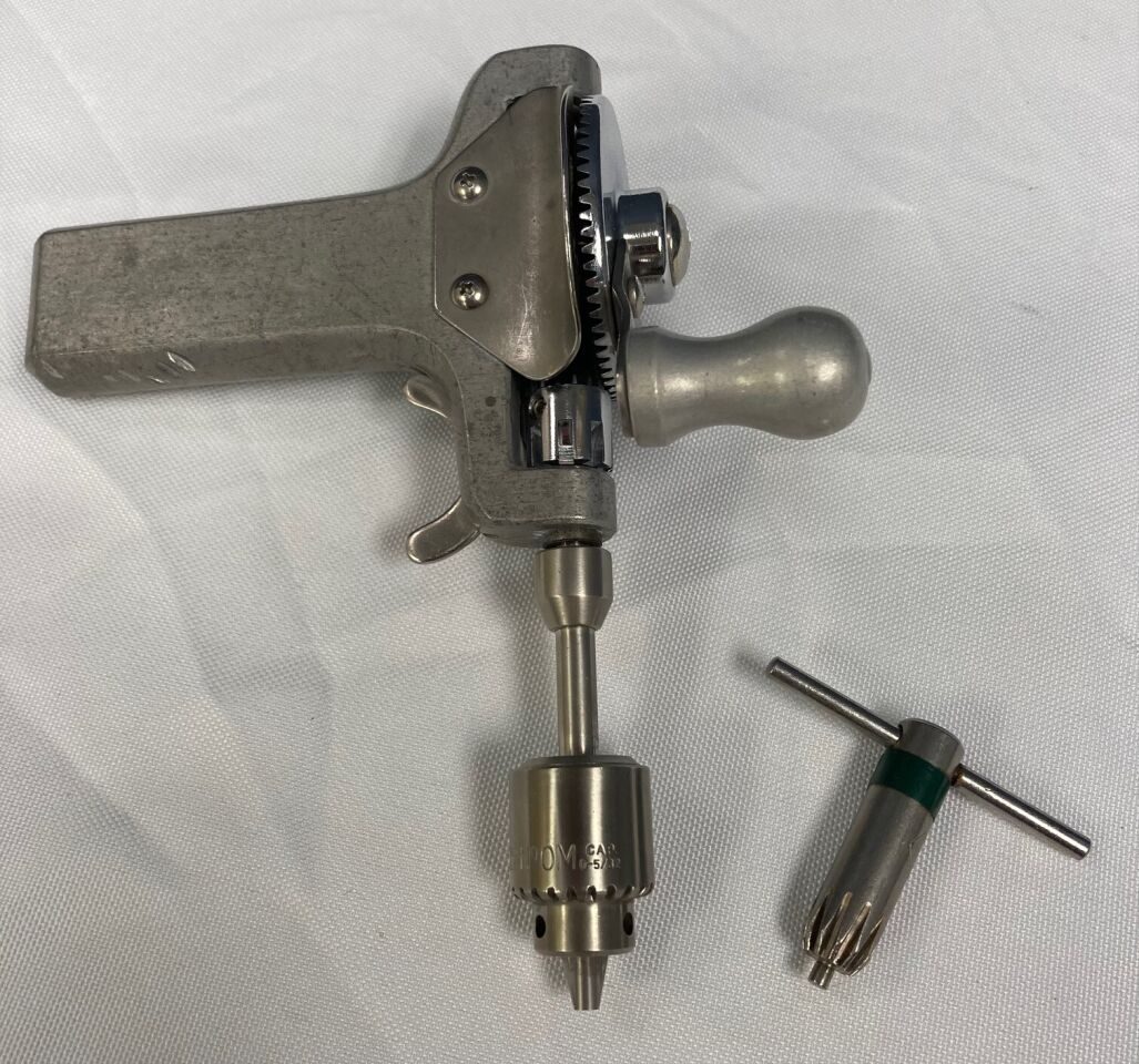 WECK PILLING 5/32" Jacobs Chuck Manual Hand Drill w/ Key Neuro — photo 7
