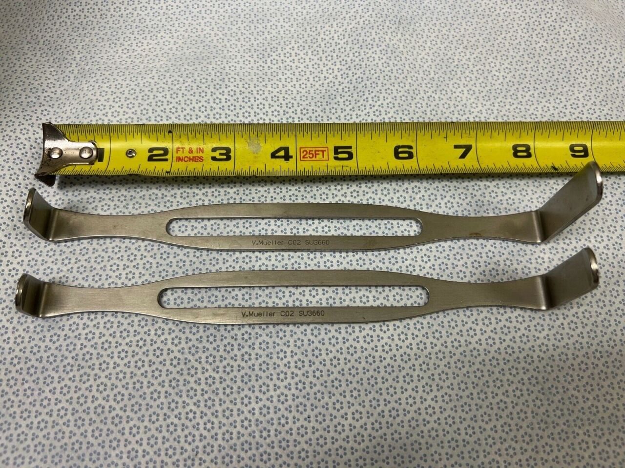 V. MUELLER SU3660 Lot of 2 Surgical 8" Double Ended Retractors — photo 4