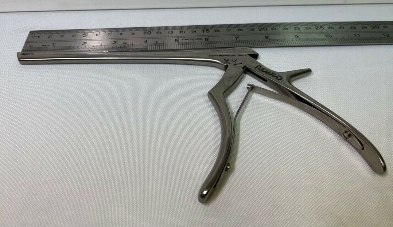 KONIG MDS4051206 Standard Kerrison Rongeur 7" x 6mm x 40deg Up Bite — photo 4
