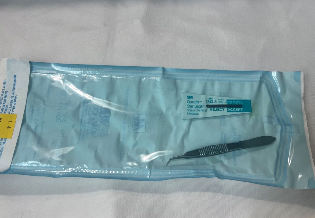 WECK 3549 Ophthalmic McPherson Angled Tying Forceps 3-1/4" Length — photo 5