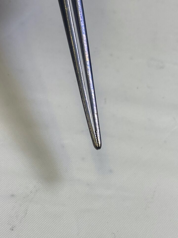 LEIBINGER 64-00116 Titanium 6" Holding Forceps Serrated Jaws Maxillofacial CMF — photo 7