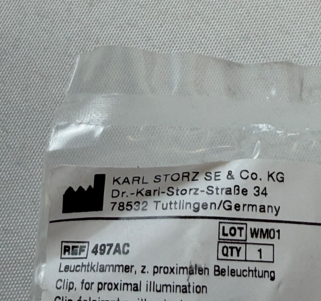 KARL STORZ Benjamin Havis Light Clip f/ Proximal Illumination Light Source — photo 3