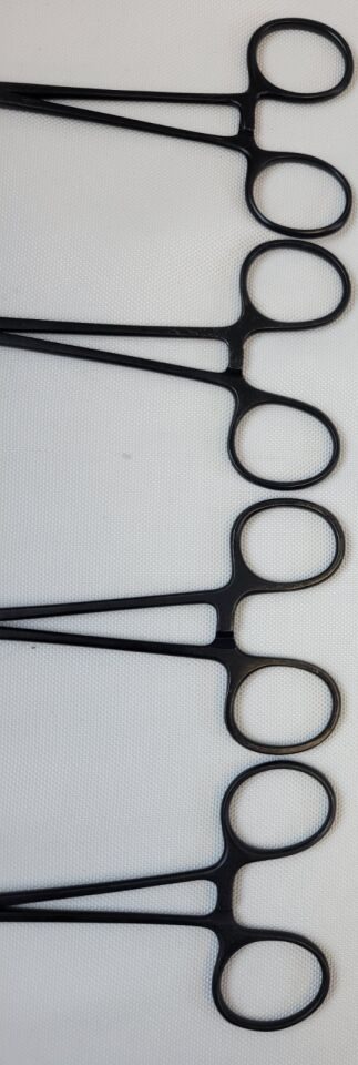 CODMAN 33-4001 Lot of 4 Halsted Mosquito Hemostatic Forceps Curved 5" — photo 4