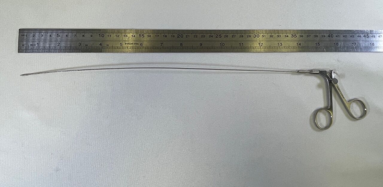 GIMMI S.7069.55 Semi Rigid Scissors 5Fr x 33cm Sharp Tip Horizontal Jaw — photo 8