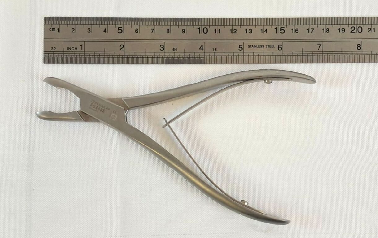 AESCULAP F0460R 175mm Luer Bone Rongeur — photo 4