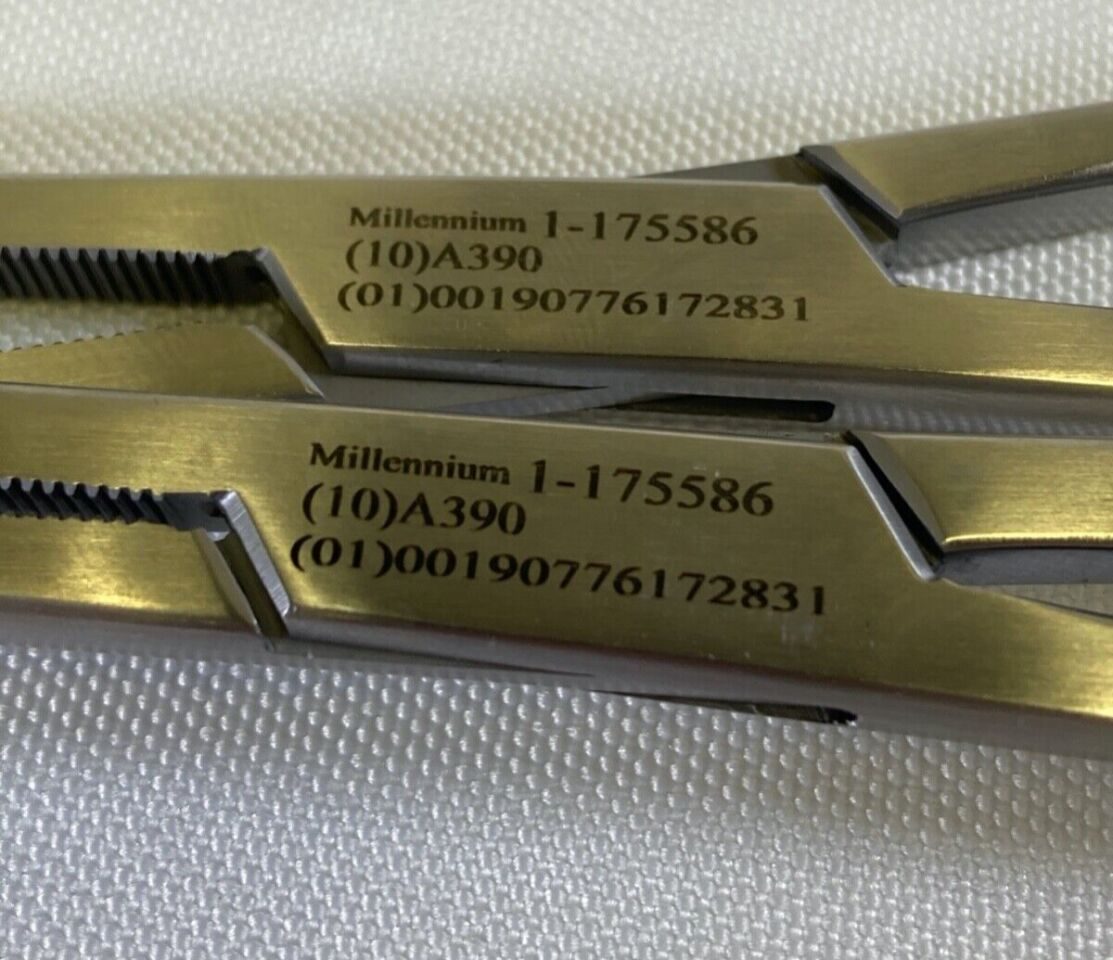 MILLENNIUM SURGICAL 12" 1x2 Teeth Kocher Clamps Straight — photo 2