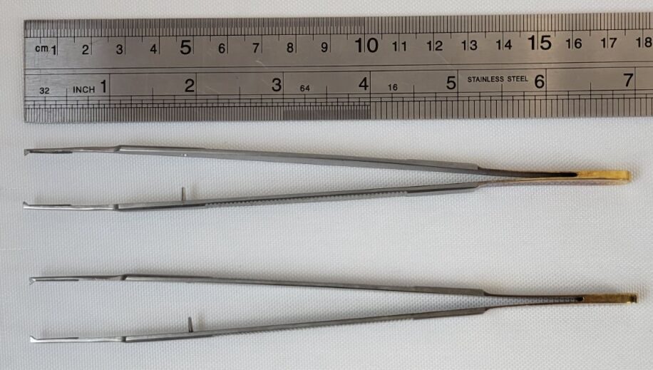 JARIT 122-570 Carb-Bite Gerald Needle and Tissue Forceps 1x2 Teeth 7" — photo 8
