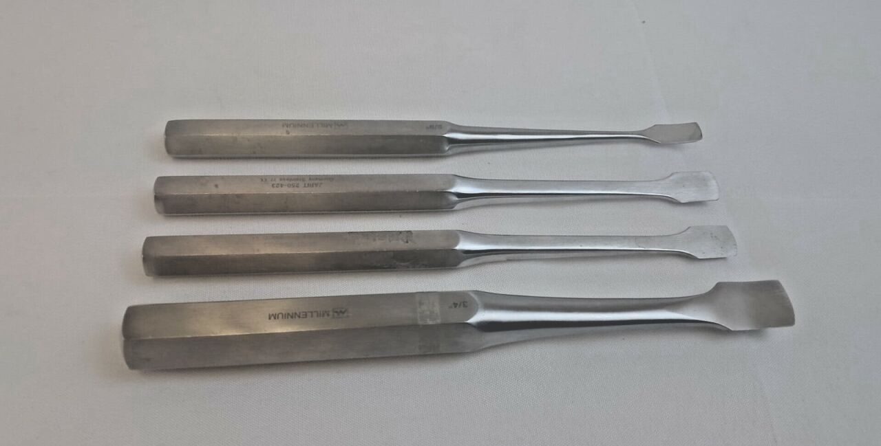 JARIT 4Pc Millennium Key Elevator Set Periosteal Key Elevator Set