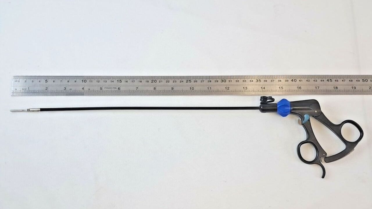 R. WOLF 8393.3237 5mm x 35cm Monopolar Laparoscopic Dabakey Grasper Curved — photo 6