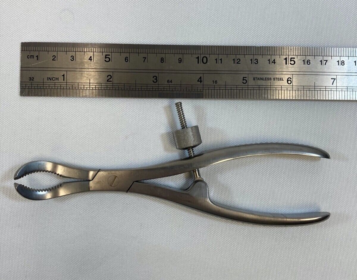 AESCULAP FO124R Reposition Forceps Curved 170mm Speed Lock Orthopedic — photo 7