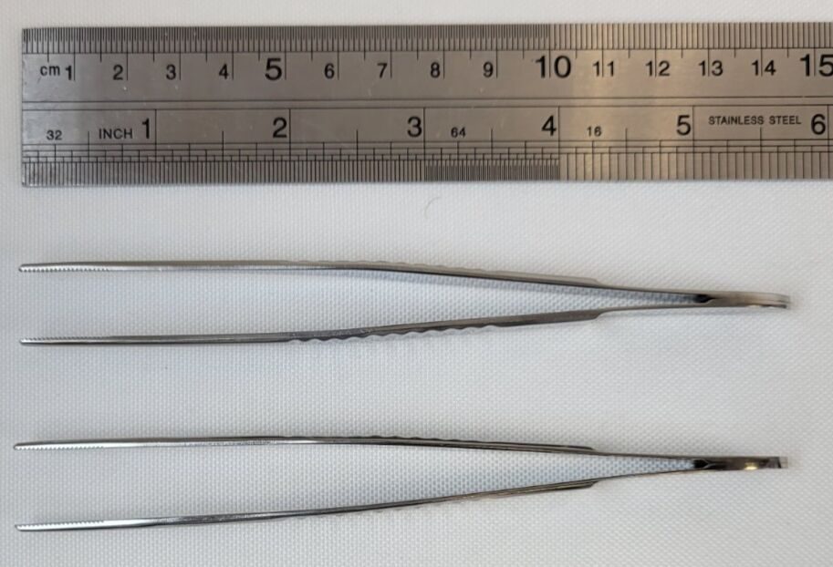 PILLING 18-1104 Thumb Dressing Forceps Straight 5-5/8" (Set of 2) — photo 6
