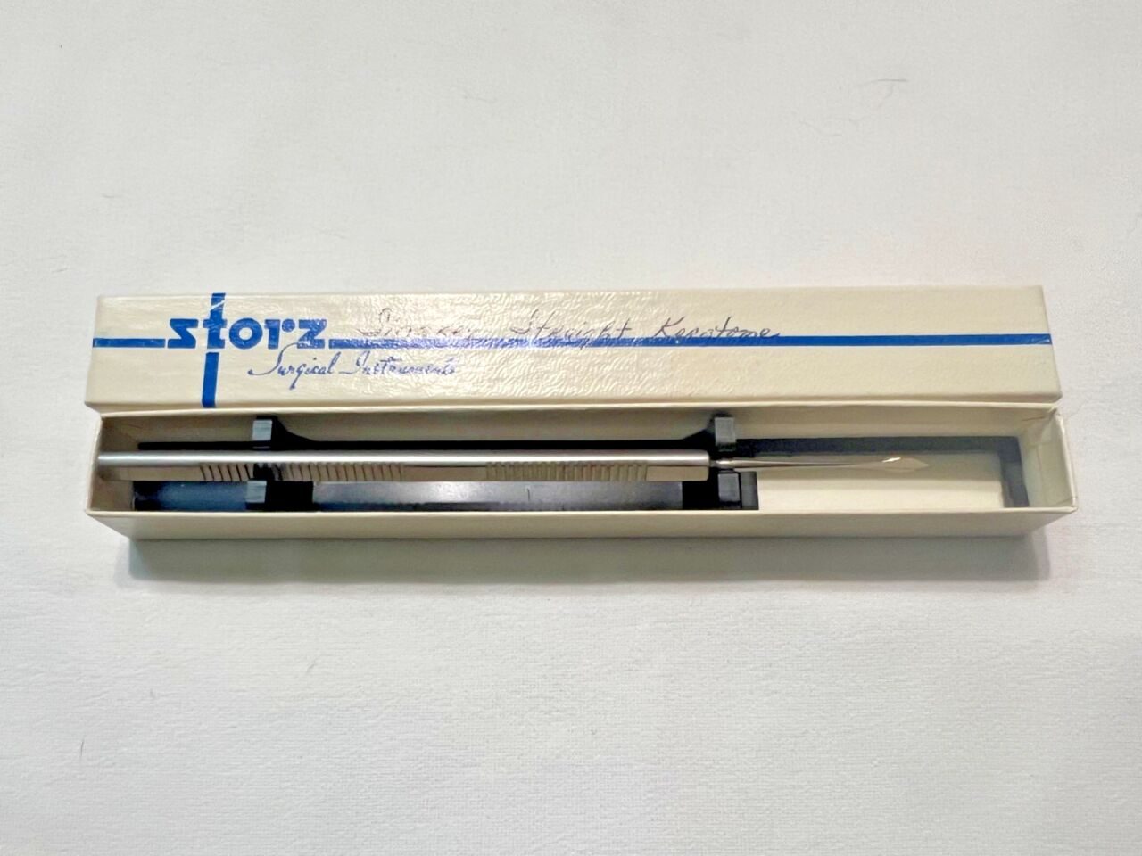 STORZ E313 Straight Sinskey Phaco Keratome Knife 5-1/8" Length — photo 2