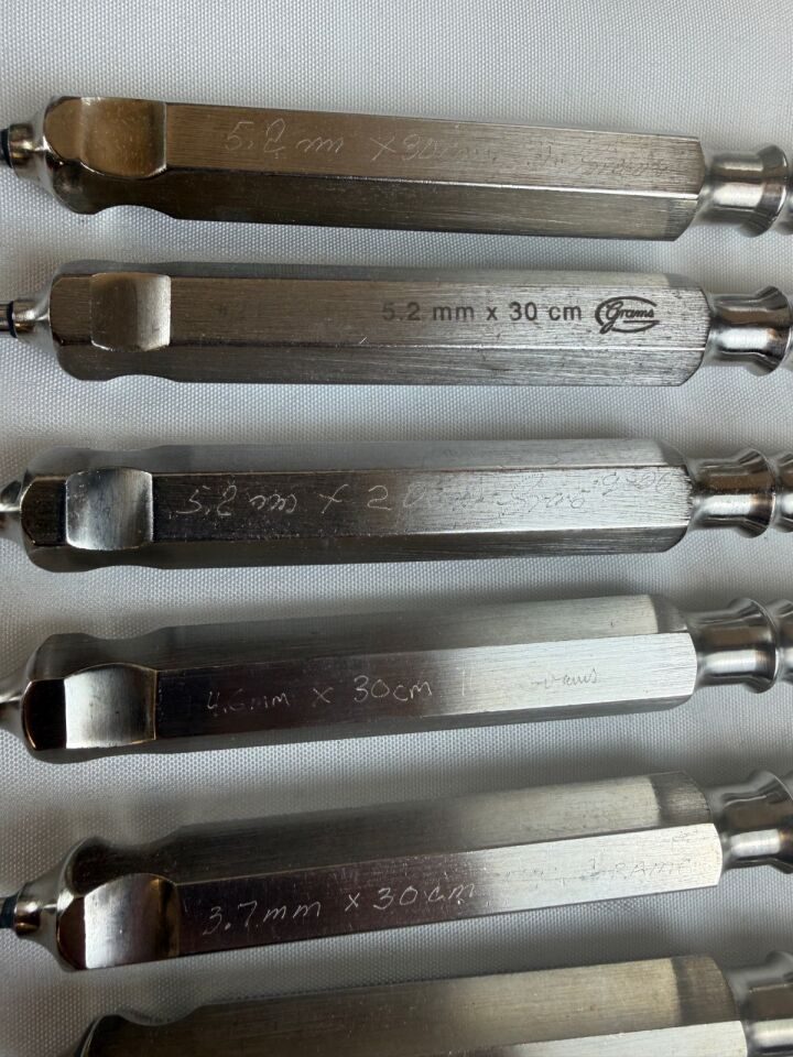GRAMS Liposuction Cannulas Set of 9 w/ Tray — photo 4