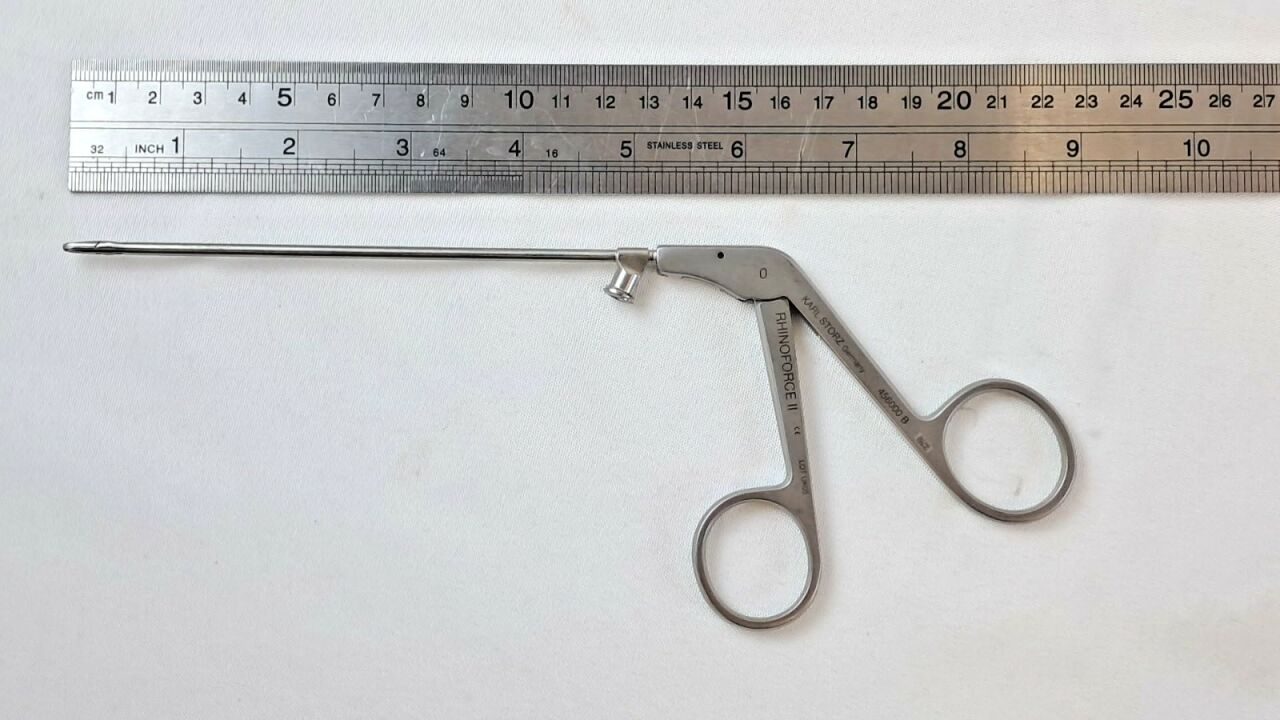 KARL STORZ 456000B Rhinoforce II Blakesley Nasal Forceps Size 0 Straight 13cm — photo 5
