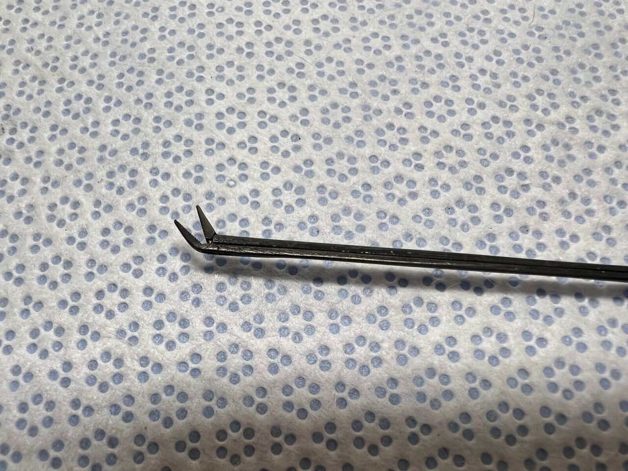 RICHARDS OLYMPUS 13-1014 Serrated Upward Bite Alligator Forceps ENT — photo 3