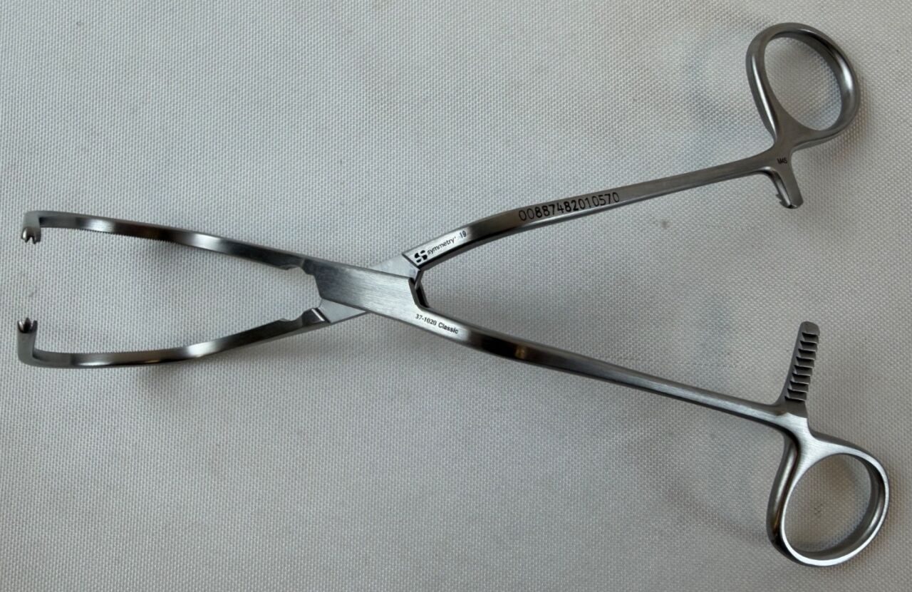 CODMAN 37-1020 Kay Aorta Clamp 203mm 1x2 Vascular Teeth CVOR