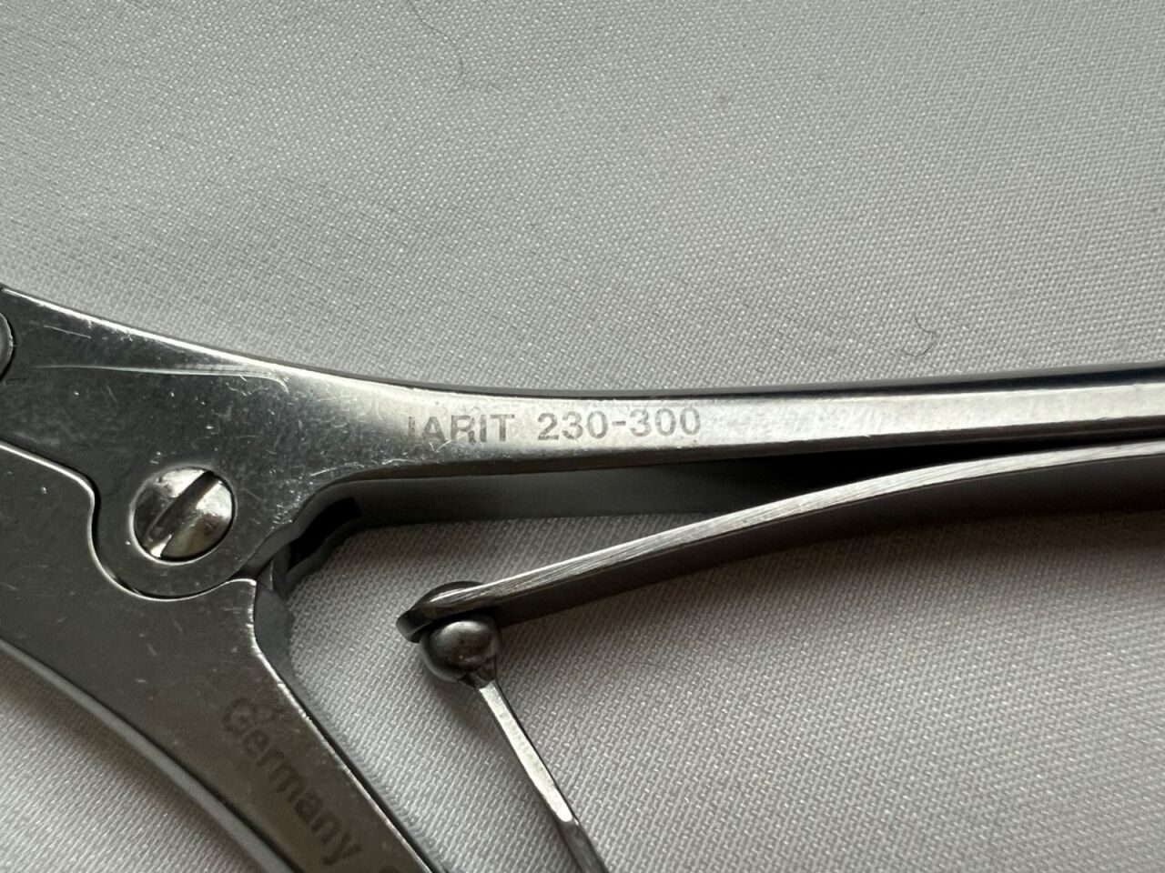 JARIT 230-300 Ruskin Bone Cutting Forceps 14.2mm Straight Jaws 5-5/8" Length — photo 2