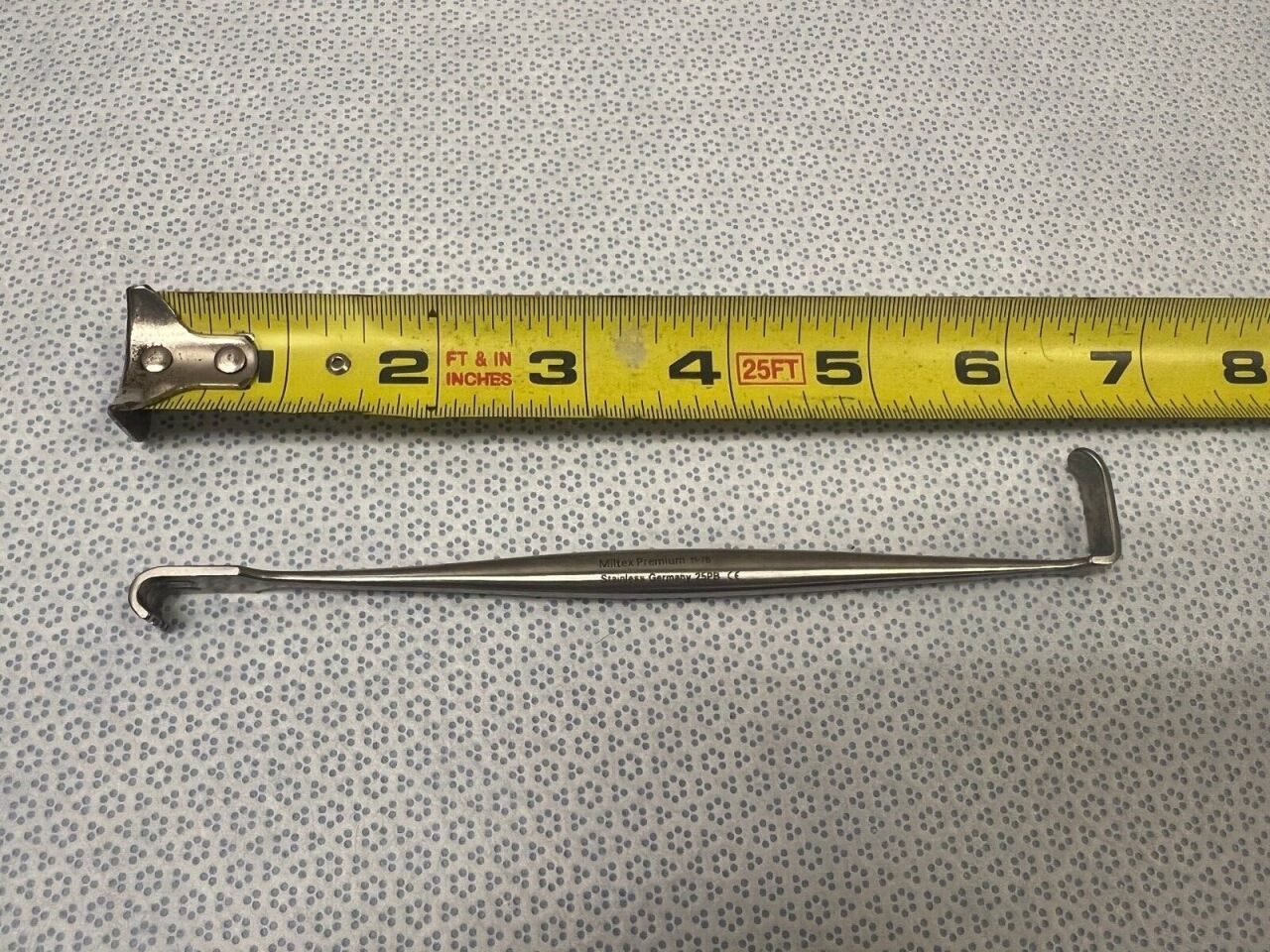 MILTEX 1176 Retractor Double-ended 3 Blunt Prongs 9.5mm Blade 6-3/8" — photo 5