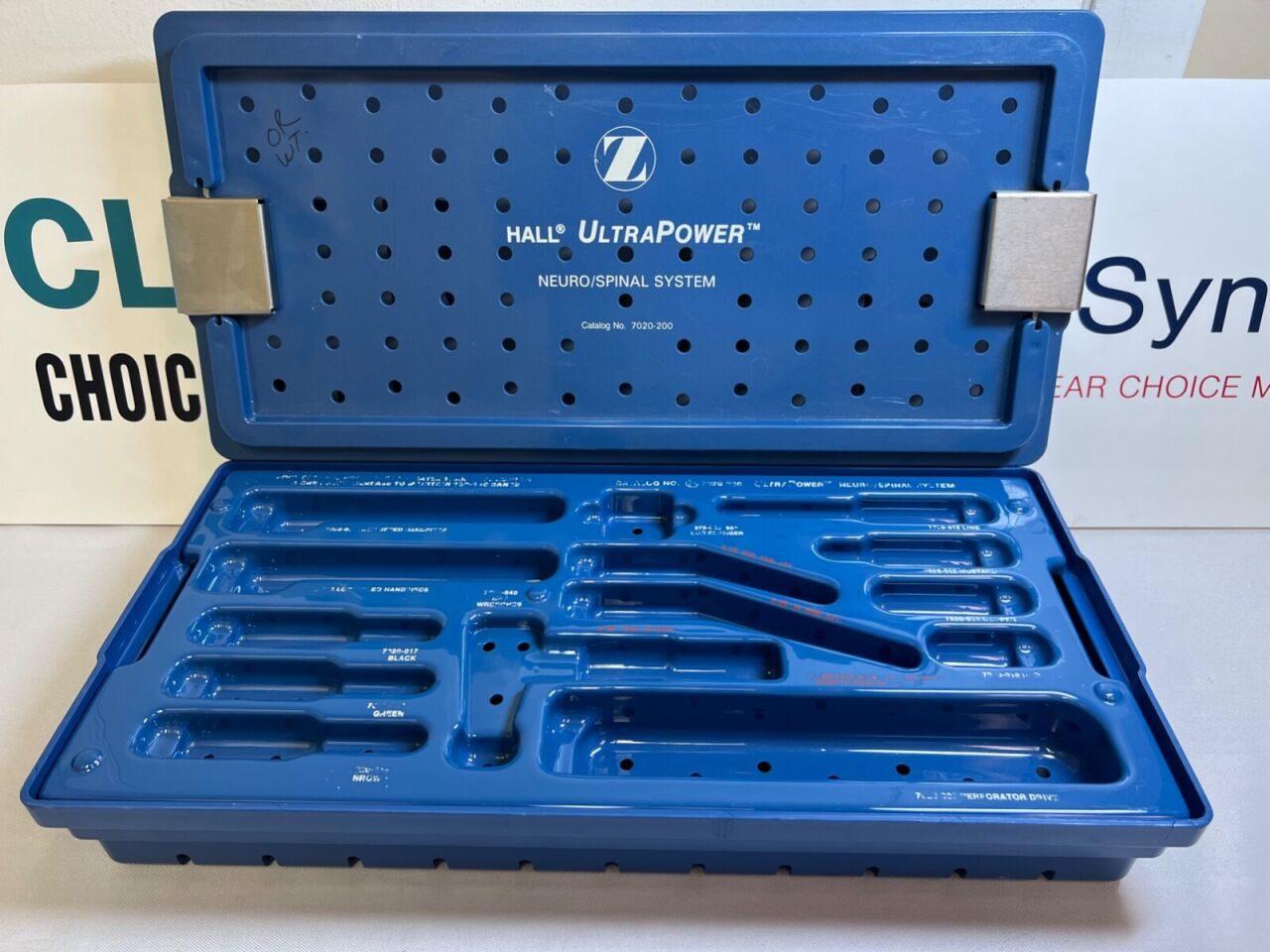 ZIMMER HALL 7020-200 Ultra Power Neuro/Spine System Sterilization Tray — photo 3